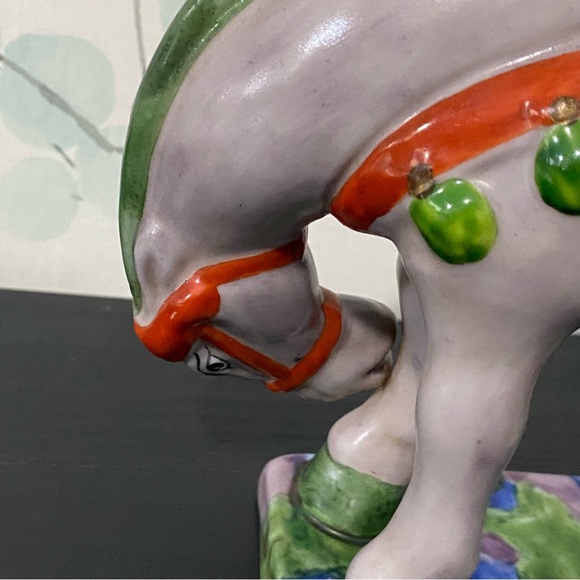 Vintage Chinese Tang Dynasty War Horse Ceramic Figurine - Picture 12 of 13